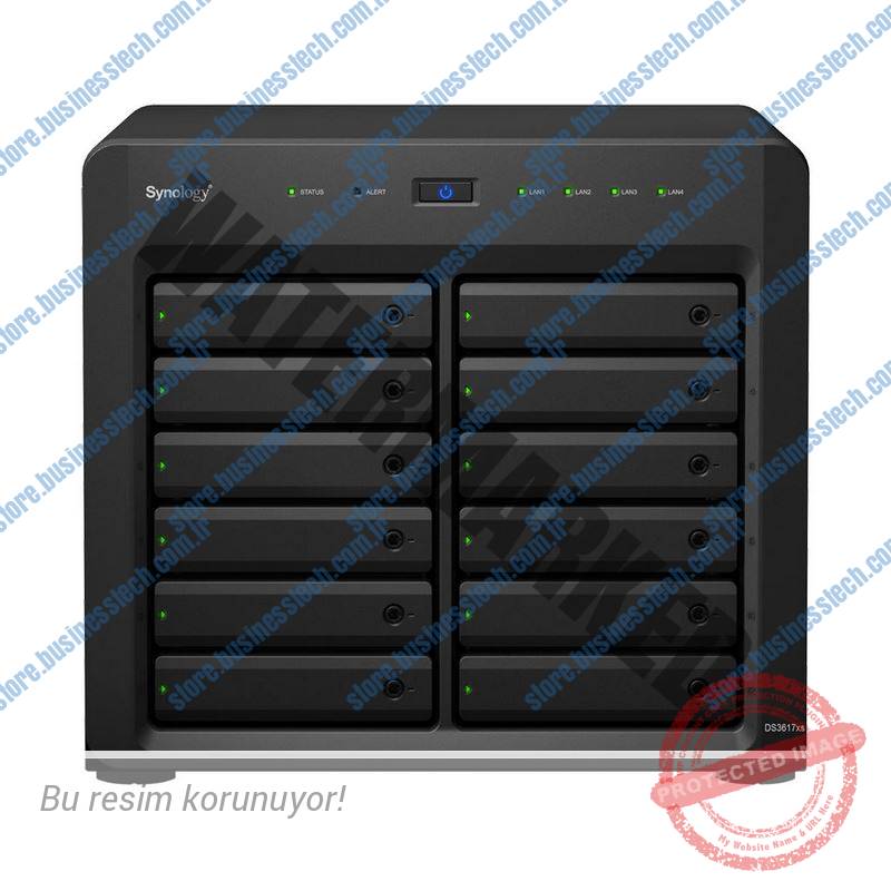 SYNOLOGY DS3617XS NAS SERVER 12 ADT. 3,5"DISK DESTEKLI