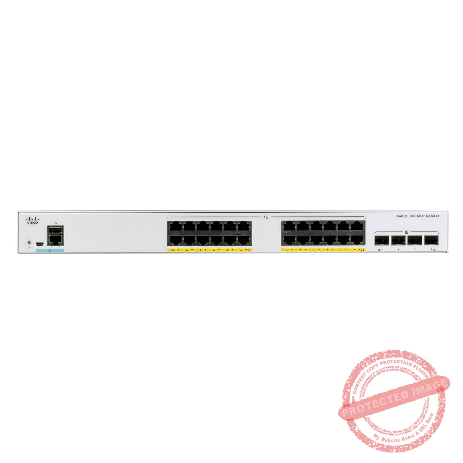 Cisco C1000-24P-4X-L Catalyst 1000 24 port GE, POE, 4 x 10G SFP