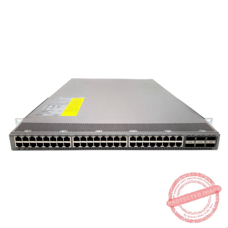 Cisco N9K-C93108TC-FX Nexus 9300 with 48p 10G-T, 6p 100G QSFP28