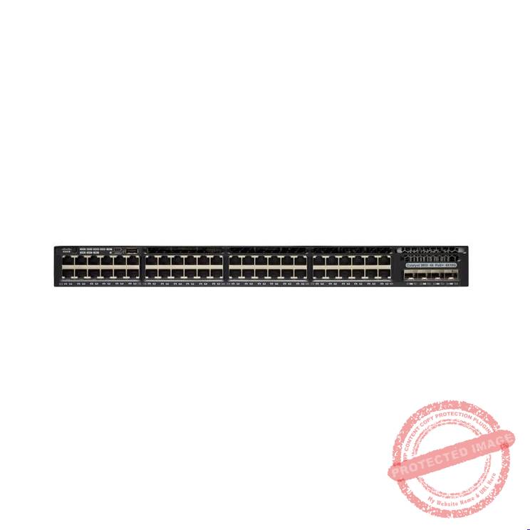 Cisco WS-C3650-48FS-L CiscoCatlyst3650 48 Port Full PoE 4x1G Uplink LAN Base